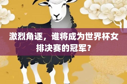 激烈角逐，谁将成为世界杯女排决赛的冠军？