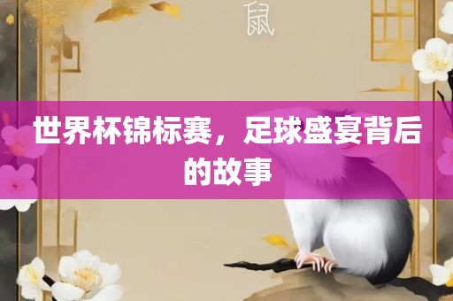 世界杯锦标赛，足球盛宴背后的故事