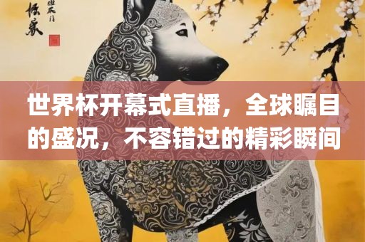 世界杯开幕式直播，全球瞩目的盛况，不容错过的精彩瞬间