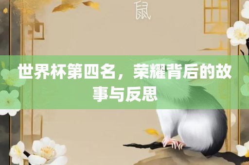 世界杯第四名，荣耀背后的故事与反思
