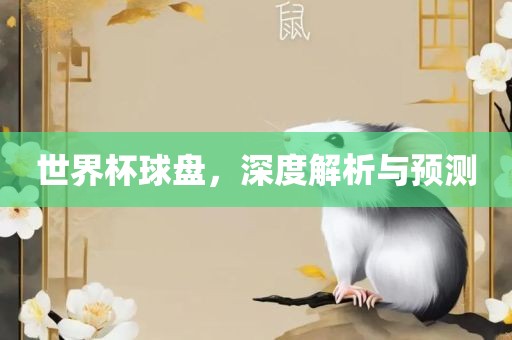 世界杯球盘，深度解析与预测