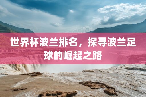 世界杯波兰排名，探寻波兰足球的崛起之路