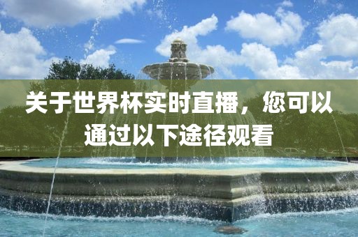 关于世界杯实时直播，您可以通过以下途径观看