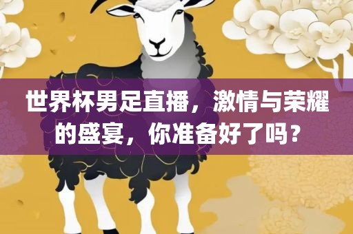 世界杯男足直播，激情与荣耀的盛宴，你准备好了吗？