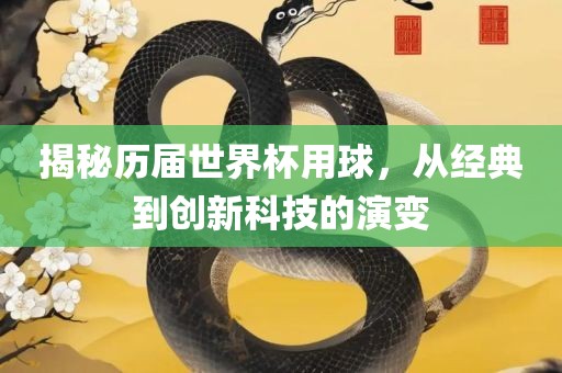 揭秘历届世界杯用球，从经典到创新科技的演变