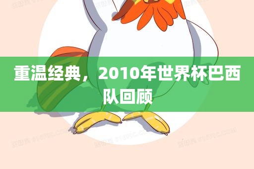 重温经典，2010年世界杯巴西队回顾