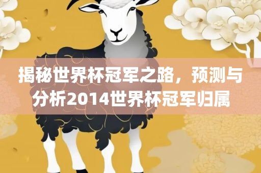 揭秘世界杯冠军之路，预测与分析2014世界杯冠军归属