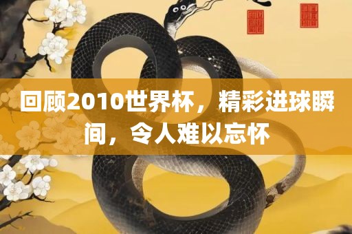 回顾2010世界杯，精彩进球瞬间，令人难以忘怀