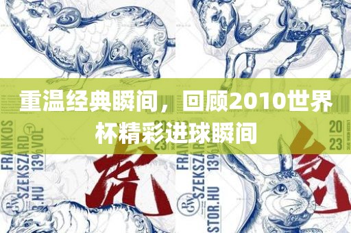 重温经典瞬间，回顾2010世界杯精彩进球瞬间