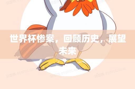世界杯惨案，回顾历史，展望未来