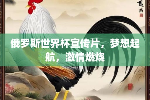 俄罗斯世界杯宣传片，梦想起航，激情燃烧