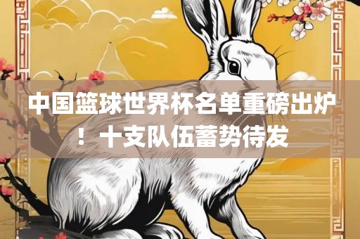 中国篮球世界杯名单重磅出炉！十支队伍蓄势待发
