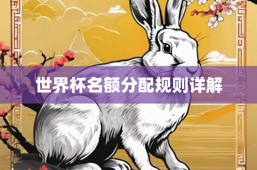 世界杯名额分配规则详解