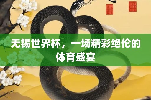无锡世界杯，一场精彩绝伦的体育盛宴