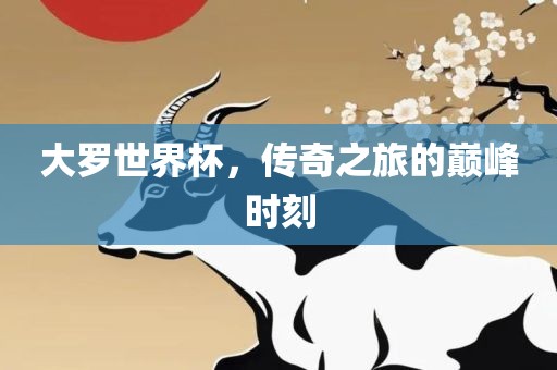 大罗世界杯，传奇之旅的巅峰时刻