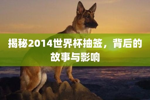揭秘2014世界杯抽签，背后的故事与影响