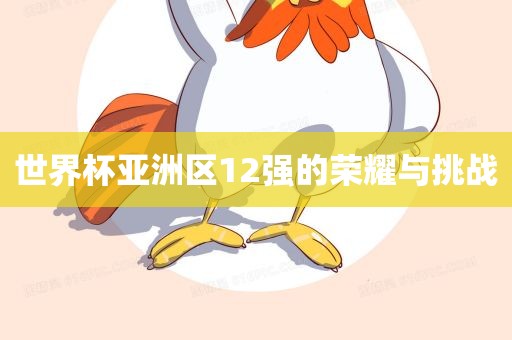 世界杯亚洲区12强的荣耀与挑战