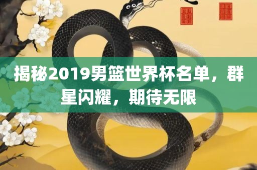 揭秘2019男篮世界杯名单，群星闪耀，期待无限