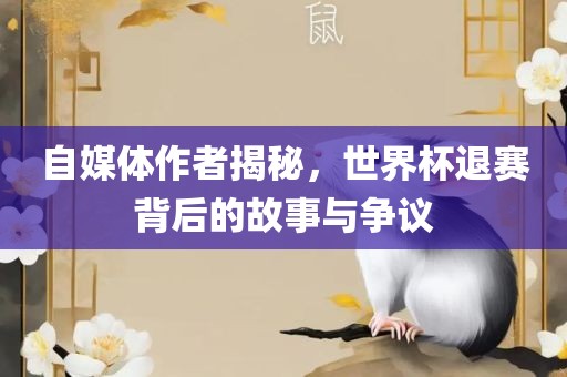 自媒体作者揭秘，世界杯退赛背后的故事与争议