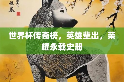 世界杯传奇榜，英雄辈出，荣耀永载史册