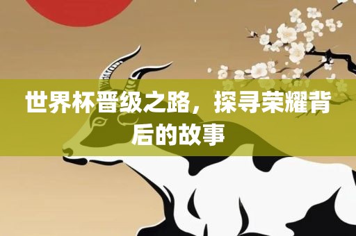 世界杯晋级之路，探寻荣耀背后的故事