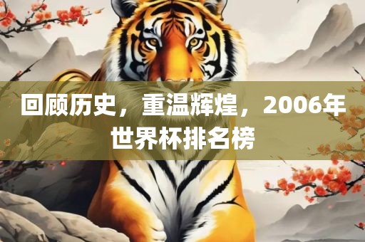回顾历史，重温辉煌，2006年世界杯排名榜