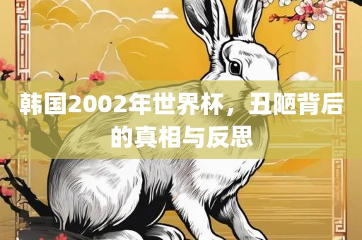 韩国2002年世界杯，丑陋背后的真相与反思