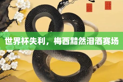 世界杯失利，梅西黯然泪洒赛场
