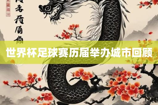 世界杯足球赛历届举办城市回顾