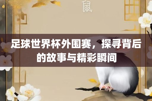 足球世界杯外围赛，探寻背后的故事与精彩瞬间