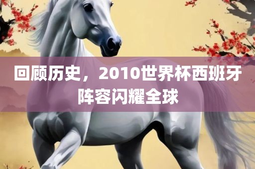 回顾历史，2010世界杯西班牙阵容闪耀全球