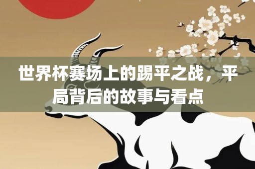 世界杯赛场上的踢平之战，平局背后的故事与看点眉山市正发家政服务有限公司