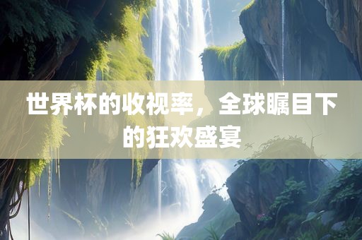 世界杯的收视率，全球瞩目下的狂欢盛宴