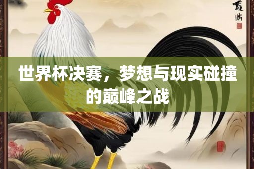 世界杯决赛，梦想与现实碰撞的巅峰之战