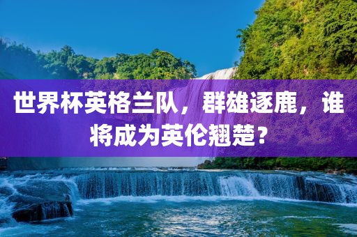 世界杯英格兰队，群雄逐鹿，谁将成为英伦翘楚？