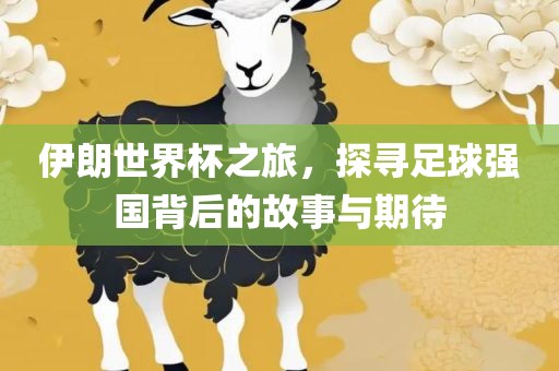 伊朗世界杯之旅，探寻足球强国背后的故事与期待