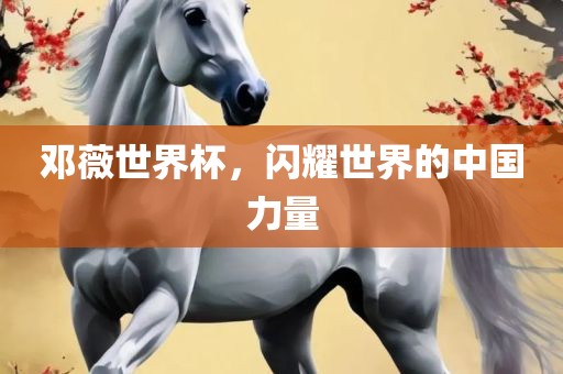 邓薇世界杯，闪耀世界的中国力量