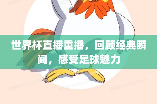 世界杯直播重播，回顾经典瞬间，感受足球魅力
